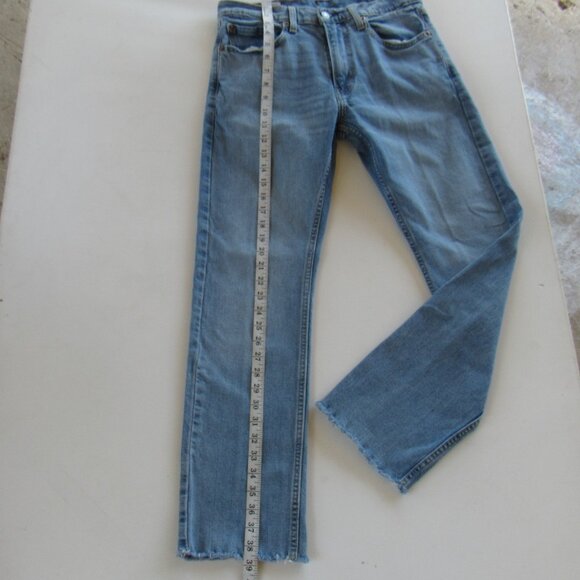 Levi's 513 Mens Classic Slim Straight Stretch Denim Blue Jeans Size W31 X L30 - Picture 8 of 10